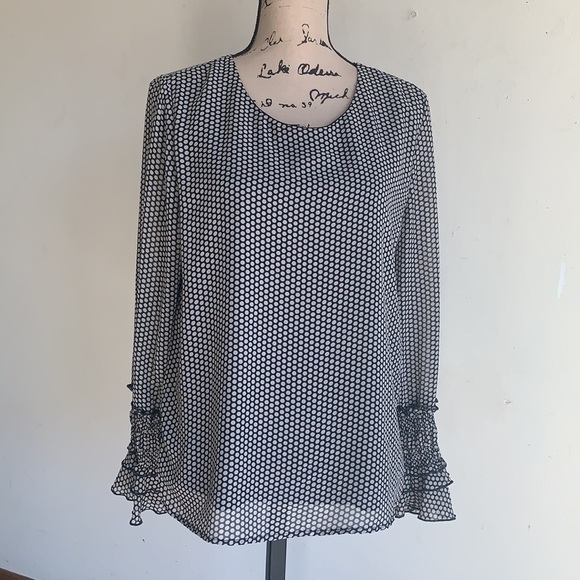 Nanette Lepore Polka Dot Blouse - Picture 2 of 12